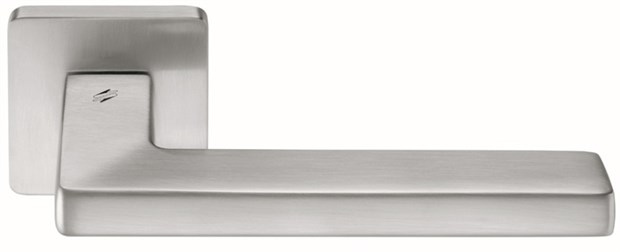 Дверная ручка на квадратном основании COLOMBO Esprit BT11RSB-CM матовый хром 2636 - фото 13229