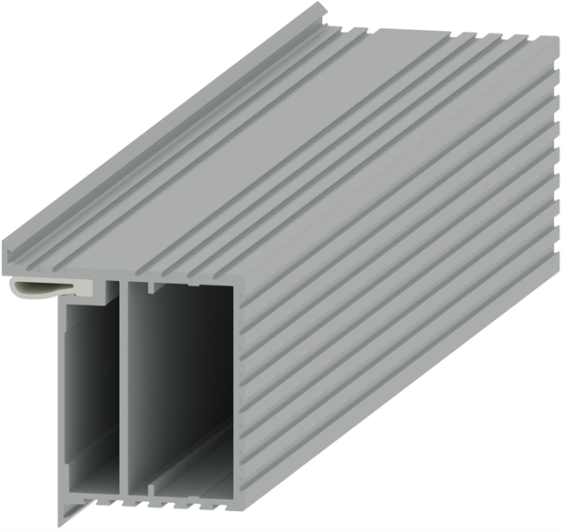 Алюминиевый короб для скрытых дверей Pro Design Universal 2727 - фото 13927