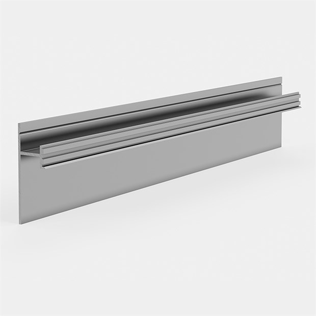 Теневой плинтус скрытого монтажа Pro Design 380 Анодированный 52x17.5x2700 2732 - фото 18176