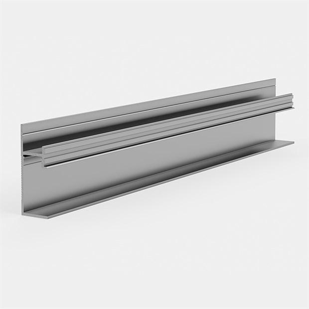 Теневой плинтус скрытого монтажа Pro Design Panel 7210 Анодированный 48.5x17.5x2700 2773 - фото 18228
