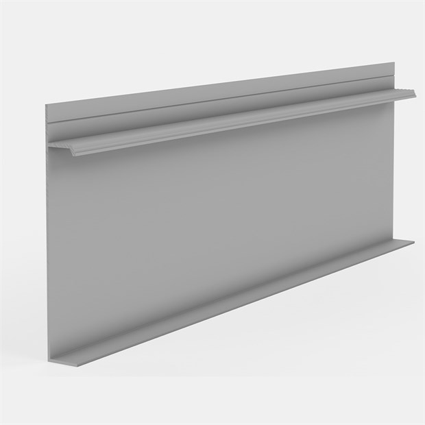Плинтус скрытого монтажа Pro Design Universal 235 (анод. алюминий) 100x14.5x2700 2697 - фото 18276