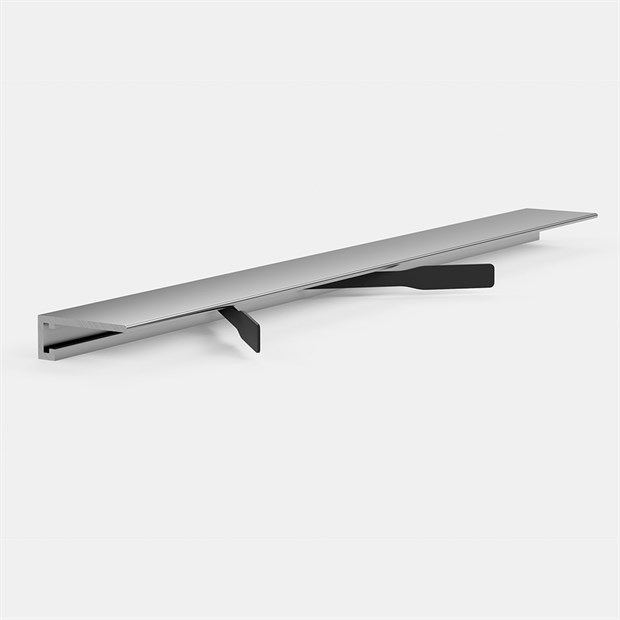 Щелевой плинтус Pro Design MINI 7067 Анодированный 6.15x15.5x2700 2763 - фото 18449