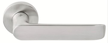 Дверная ручка на круглом основании COLOMBO Lund SE11RSB-CM матовый хром CLB179