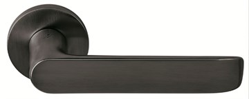 Дверная ручка на круглом основании COLOMBO Lund SE11RSB-GM матовый графит 2512