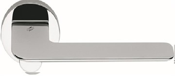 Дверная ручка на круглом основании COLOMBO Slim FF11RSB-CR полированный хром 2595