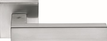 Дверная ручка на квадратном основании COLOMBO Elesse BD21RSB-CM матовый хром 2632