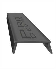 Рассеиватель черный для плинтуса Pro Design LC-16 2.7 м.п. 1750