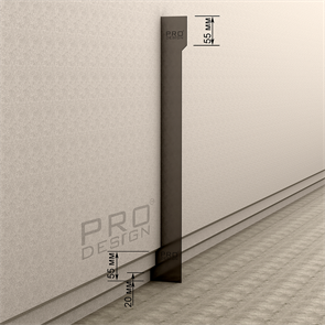 Шаблон для монтажа Теневого плинтуса Pro Design Slim 723, сталь 81477