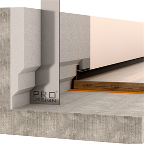 Шаблон для монтажа Теневого плинтуса Pro Design 1269, сталь 81478