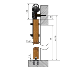 Комплект фурнитуры для дверей REA 2653
