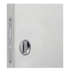 Замок для раздвижной двери G500T H21 Tondo комплект WC (Матовый хром) 2677