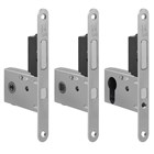 Замок для раздвижной двери G500T H21 Tondo комплект WC (Матовый черный) 2678