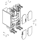 Скрытая петля K2000 Twist Мат.хром с системой автоматического закрывания 2745