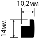 Молдинг HIWOOD D14 d14