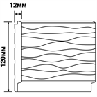 Декоративная панель HIWOOD LV127W GR15K lv127wgr15k