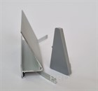 Комплект заглушек плинтуса Pro Design 570 серый RAL 7047 3156