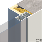 Скрытая дверь Pro Design Glass межкомнатная Зеркало обычное (с 2-х сторон) внутреннего открывания 50мм. 3351