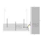 Теневой потолочный профиль Pro Design Gipps 594 Черный 1736