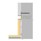 Микроплинтус напольный Pro Design Combo 603 Черный Анодированный 98.6x14.5x2700 1739