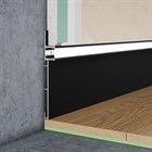 Микроплинтус напольный Pro Design Combo 603 Черный Анодированный 98.6x14.5x2700 1739