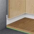 Теневой плинтус алюминиевый скрытого монтажа Pro Design Panel 7208 Белый под покраску 46x18x2700 2782