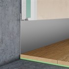 Микроплинтус напольный Pro Design 323 (анод. алюминий) 98.6x14.5x2700 2685