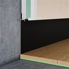 Микроплинтус напольный Pro Design 323 Чёрный Муар RAL 9005 98.6x14.5x2700 2768