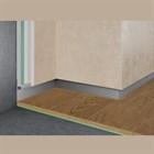 Теневой плинтус алюминиевый скрытого монтажа Pro Design 380 Анодированный 52x17.5x2700 2732