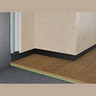 Теневой плинтус алюминиевый скрытого монтажа Pro Design 380 Черный Муар RAL 9005 52x17.5x2700 2769