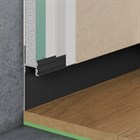 Теневой плинтус алюминиевый скрытого монтажа Pro Design Panel 7209 Черный Муар RAL 9005 52x17.5x2700 2778