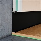 Микроплинтус напольный Pro Design Universal 235 (Черный Анодированный) 100x14.5x2700 2733