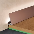 Плинтус алюминиевый Pro Design Corner 570 Коньяк 35x15.5x2600 2801