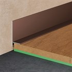 Щелевой плинтус алюминиевый Pro Design Mini L 601 Анодированный коньяк 35x15.5x2700 1743