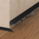 Щелевой плинтус алюминиевый Pro Design MINI 7067 RAL 9005 Черный 6.15x15.5x2700 2764