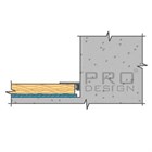 Щелевой плинтус алюминиевый Pro Design MINI 7067 Покраска по RAL 6.15x15.5x2700 2766