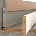 МДФ вставка в плинтус Pro Design 80 мм (грунт под покраску) 2688