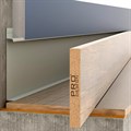 МДФ вставка в плинтус Pro Design 80 мм (Шпон по образцу заказчика) 2692 - фото 18872