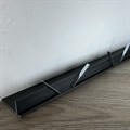 Щелевой плинтус алюминиевый Pro Design Mini L 601 Черный муар 35x15.5x2700 1742