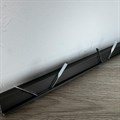Щелевой плинтус алюминиевый Pro Design Mini L 601 Черный муар 35x15.5x2700 1742