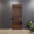 Комплект скрытой двери Pro Design Glass зеркало бронза, графит наружного открывания 3348 - фото 19663