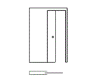 Пенал Eclisse Unico Single для дверей 2100 мм - фото 5679