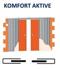 Дверная кассета Casseton KOMFORT AKTIVE 2000 mm - фото 5928