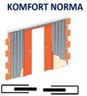 Кассета KOMFORT NORMA (под штукатурку) для двух дверей 2000 мм - фото 6333